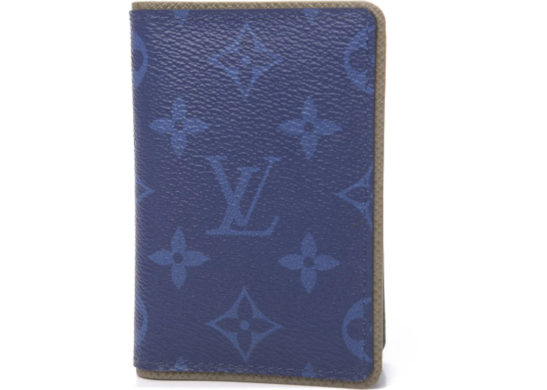 Louis Vuitton Pocket Organizer Monogram Pacific Blue
