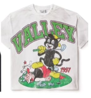 Vale Cat White T-Shirt - Clothing - Mens - Jawns on Fire Sneakers & Shoes