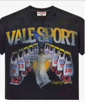 Vale Sport Jerseys Black T-Shirt - Clothing - Mens - Jawns on Fire Sneakers & Shoes