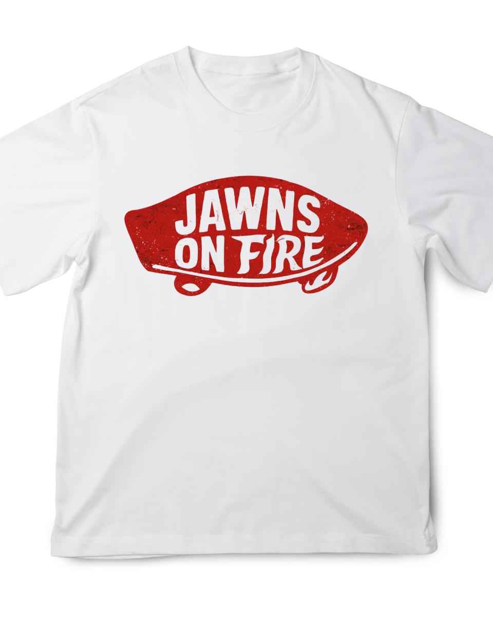 Vans Jawns - Original Jawns - White T-Shirt - T-Shirt - Jawns on Fire Sneakers & Shoes