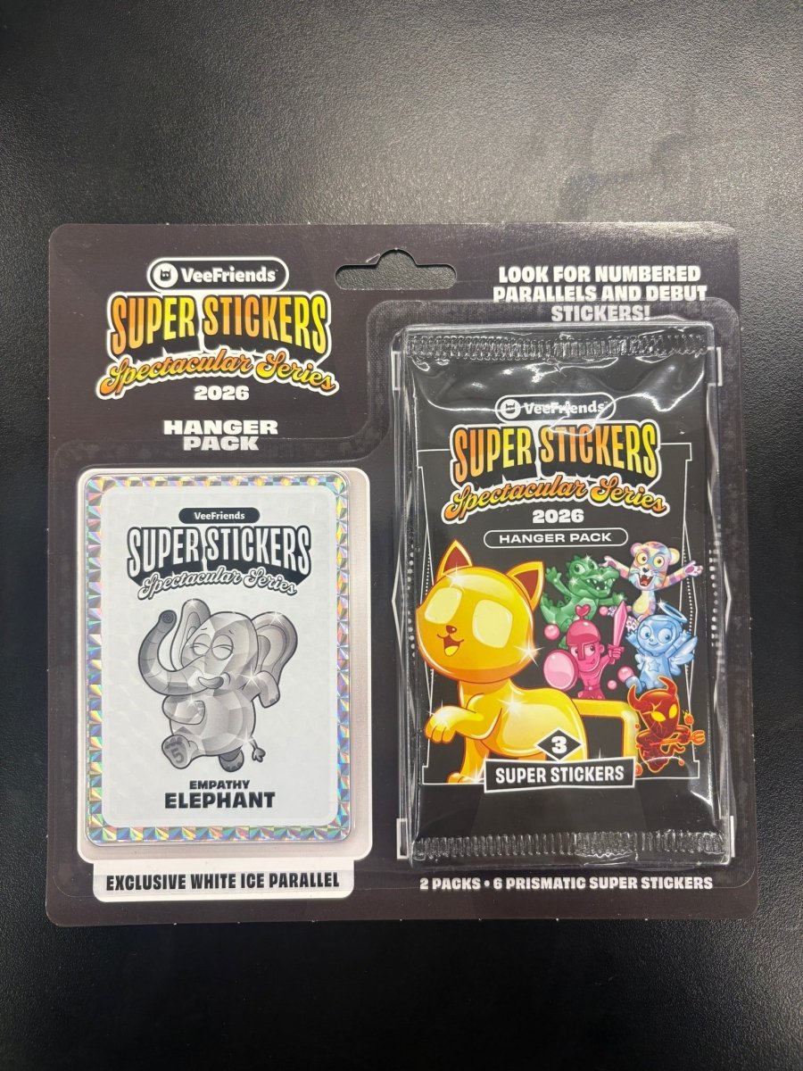 Vee Friends Super Sticker 2026 Hanger Pack - Trading Cards - Jawns on Fire Sneakers & Shoes