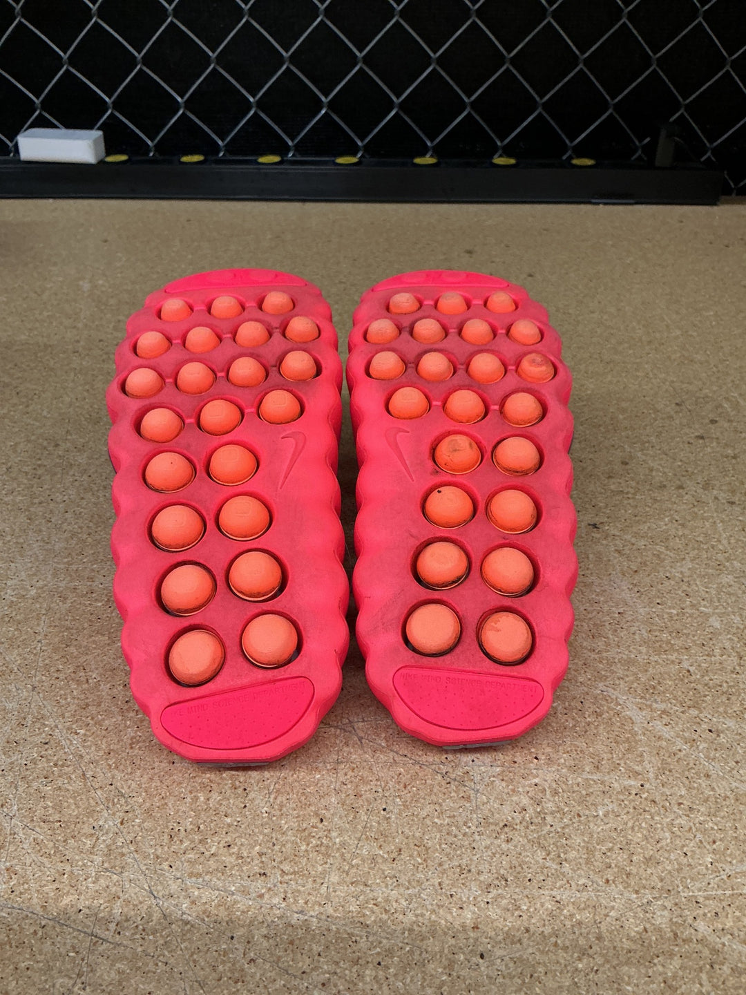 Nike Mind 001 Slide Solar Red Women 8 Used - No Box