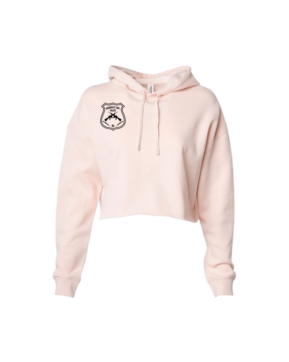 Voorhees Police Dept - Lightweight Crop Top Hoodie - Women - Hoodie - Jawns on Fire Sneakers & Shoes