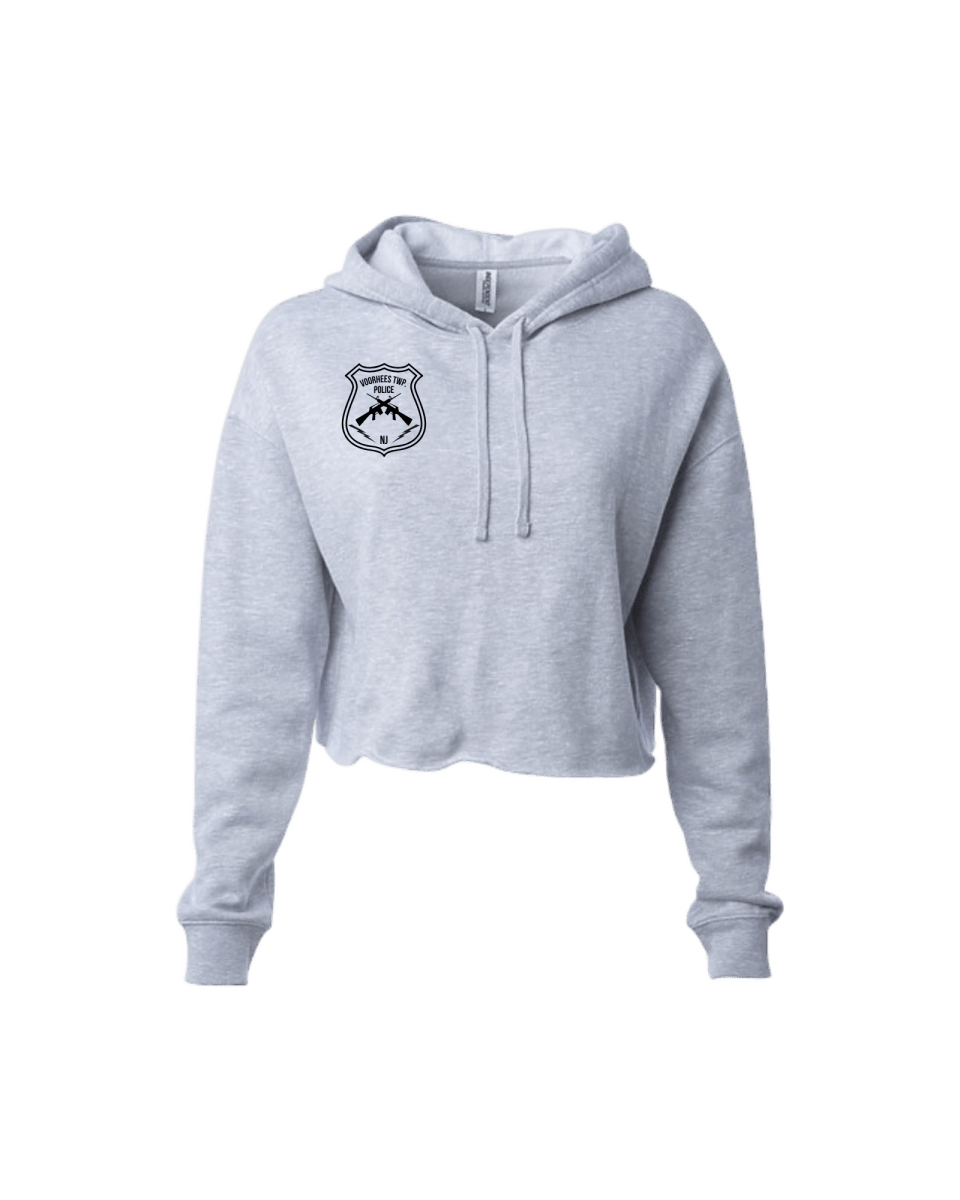 Voorhees Police Dept - Lightweight Crop Top Hoodie - Women - Hoodie - Jawns on Fire Sneakers & Shoes