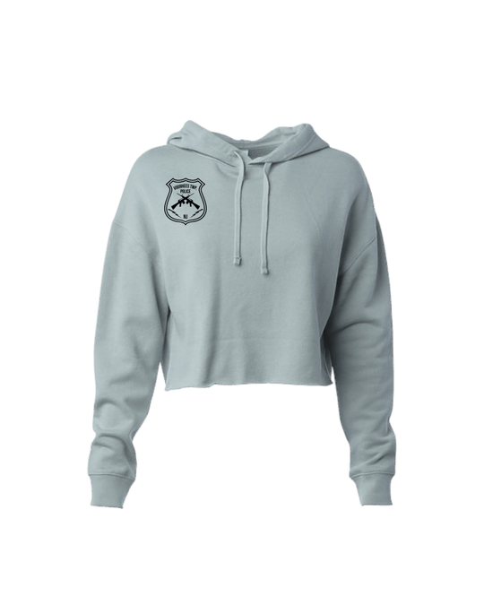 Voorhees Police Dept - Lightweight Crop Top Hoodie - Women - Hoodie - Jawns on Fire Sneakers & Shoes