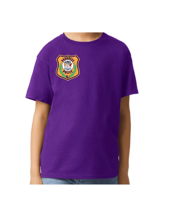 Voorhees Police - Premium T-Shirt - Kids - Colored Logo - Front Only - Short Sleeve - Jawns on Fire Sneakers & Shoes