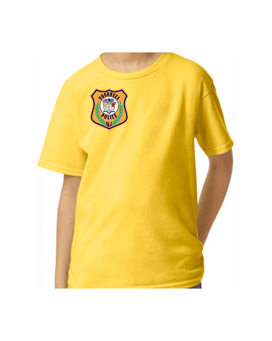 Voorhees Police - Premium T-Shirt - Kids - Colored Logo - Front Only - Short Sleeve - Jawns on Fire Sneakers & Shoes
