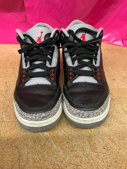 Jordan 3 Black Cement Men 8.5 Used