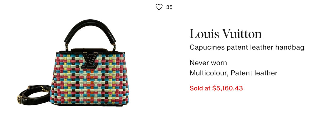 Louis Vuitton Capucines BB Patent Leather Top Handle Multi Color Bag M22270