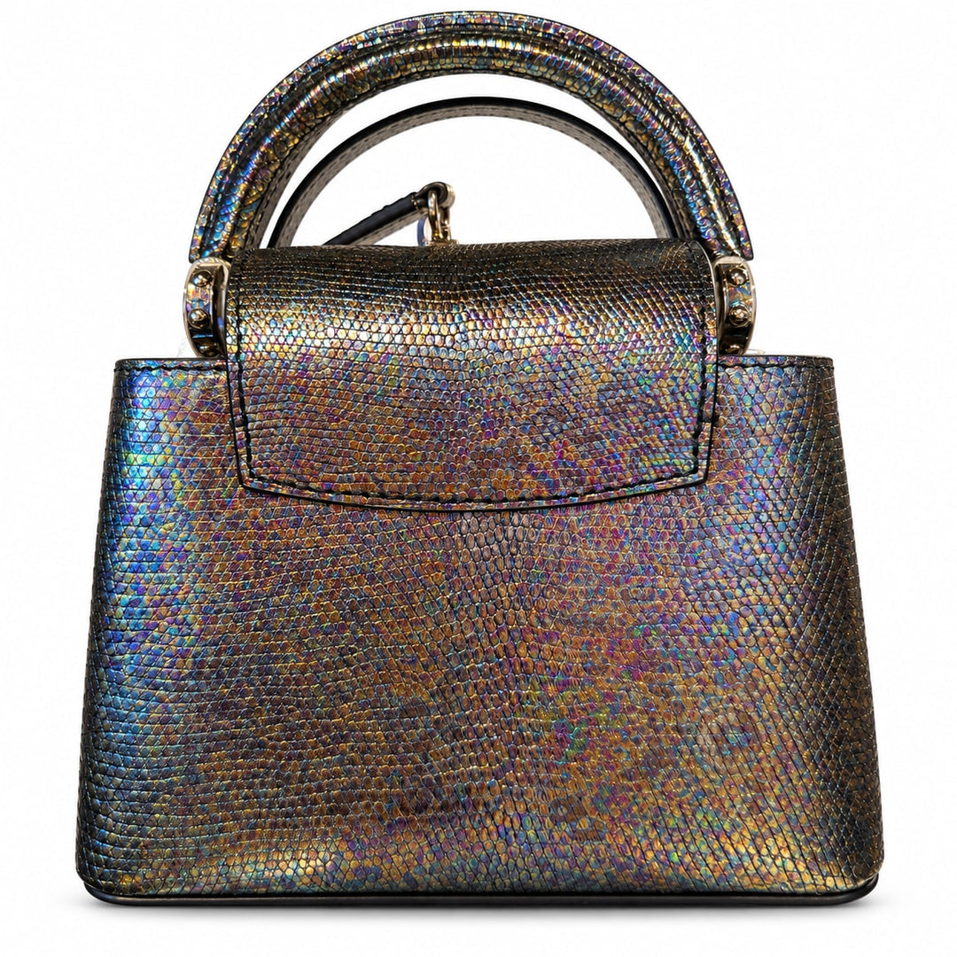 Louis Vuitton Capucines Mini Metallic Multicolor Lizard