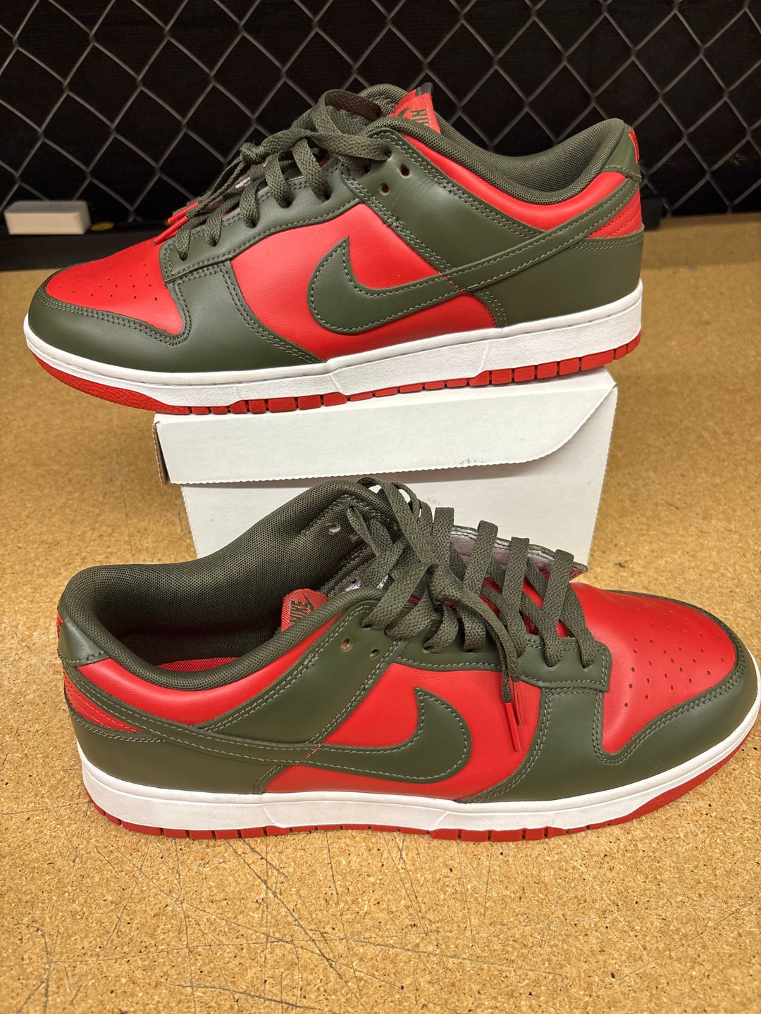 Nike Dunk Low Mystic Red (Men 12.5) Used (No Box)