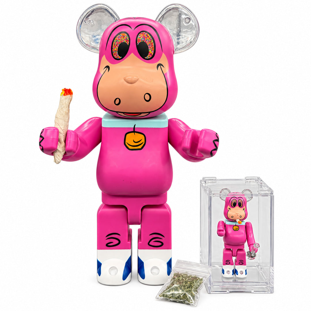 Custom Bearbrick Flintstones Dino 400% &amp; 100%