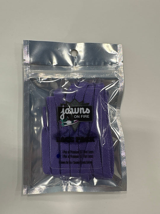 Sneaker Freak Flat Laces - Pale Purple