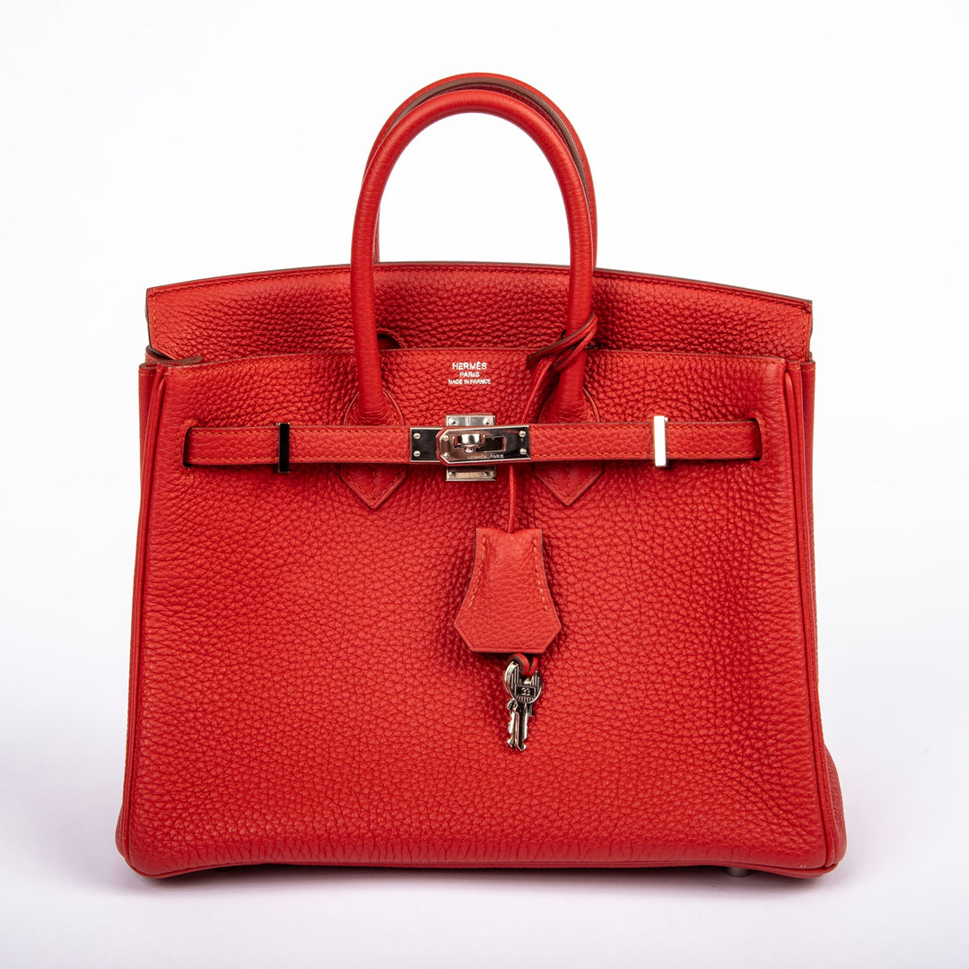 Hermès Birkin 25 Rouge de Coeur Togo Palladium Hardware