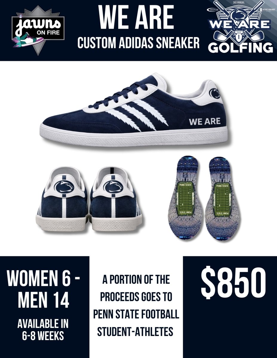 WE ARE PSU adidas Custom Navy Sneaker - Sneakers - Jawns on Fire Sneakers & Shoes