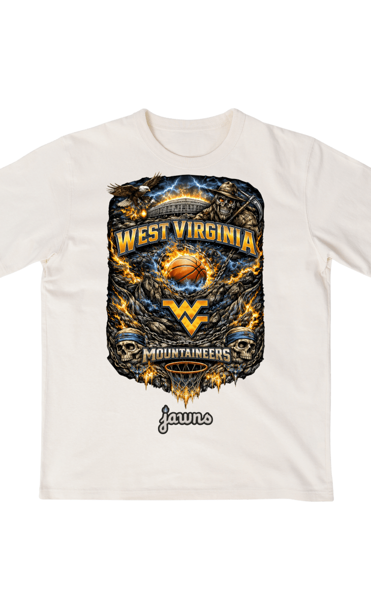 West Virginia Mountaineers Godspeed Streetwear Basketball Shirt - T-Shirt - Jawns on Fire Sneakers & Shoes