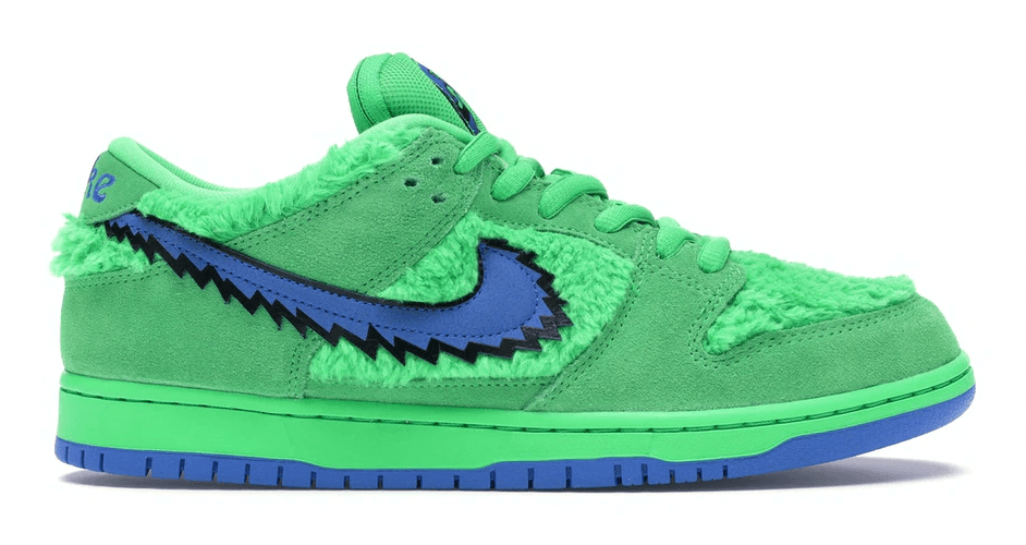 SB Dunk Low Grateful Dead Bears Green