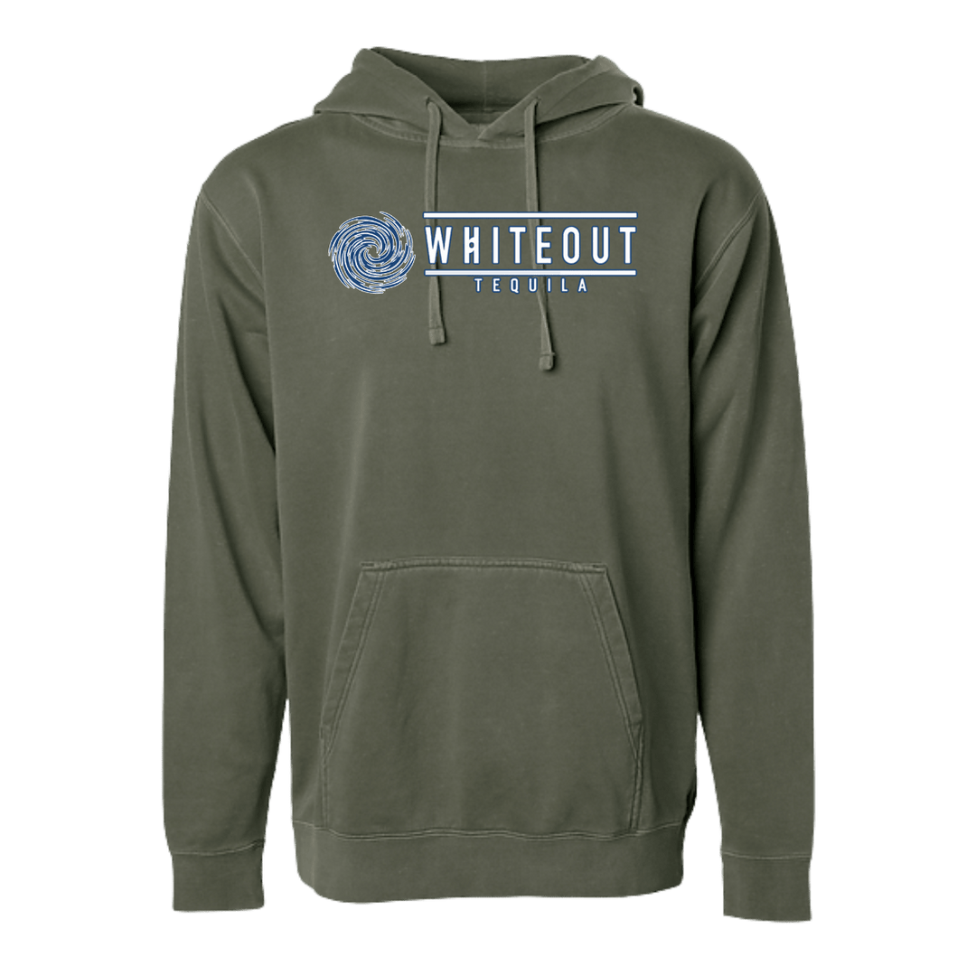 White Out Tequila French Terry Hoodie - Agave Grove Olive - Hoodie - Jawns on Fire Sneakers & Shoes