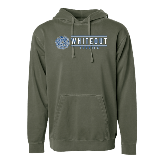 White Out Tequila French Terry Hoodie - Agave Grove Olive - Hoodie - Jawns on Fire Sneakers & Shoes