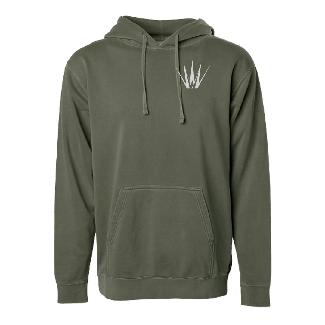 White Out Tequila French Terry Hoodie - Agave Grove Olive - Hoodie - Jawns on Fire Sneakers & Shoes