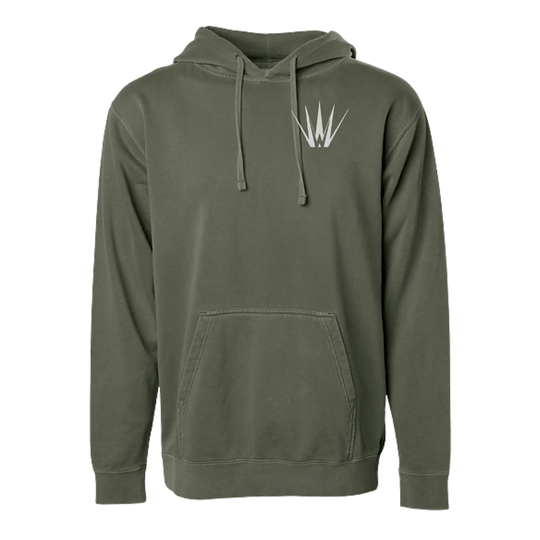 White Out Tequila French Terry Hoodie - Agave Grove Olive - Hoodie - Jawns on Fire Sneakers & Shoes