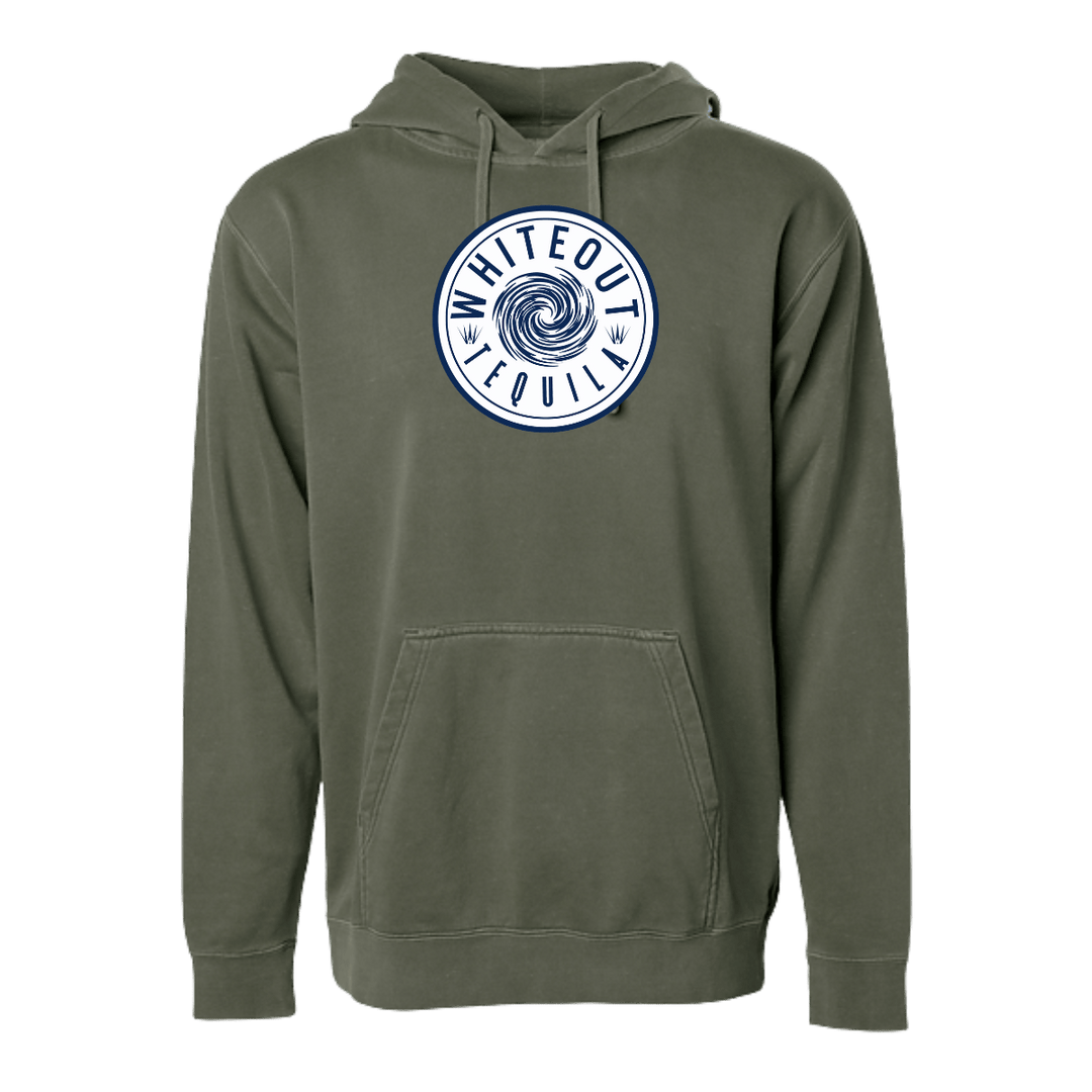 White Out Tequila French Terry Hoodie - Agave Grove Olive - Hoodie - Jawns on Fire Sneakers & Shoes