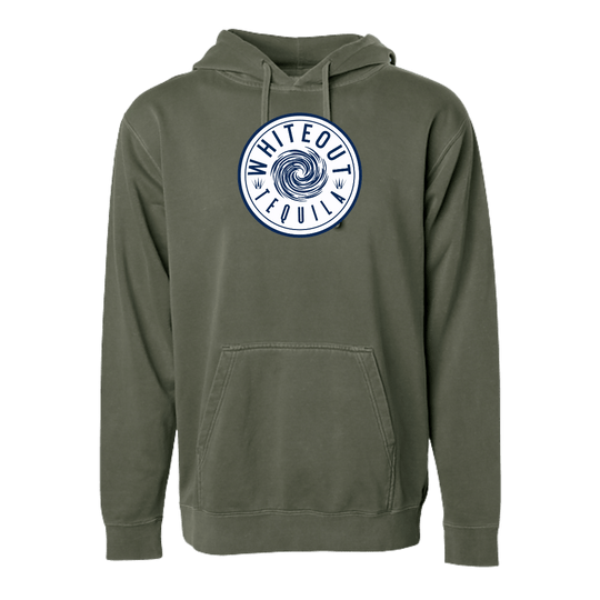 White Out Tequila French Terry Hoodie - Agave Grove Olive - Hoodie - Jawns on Fire Sneakers & Shoes