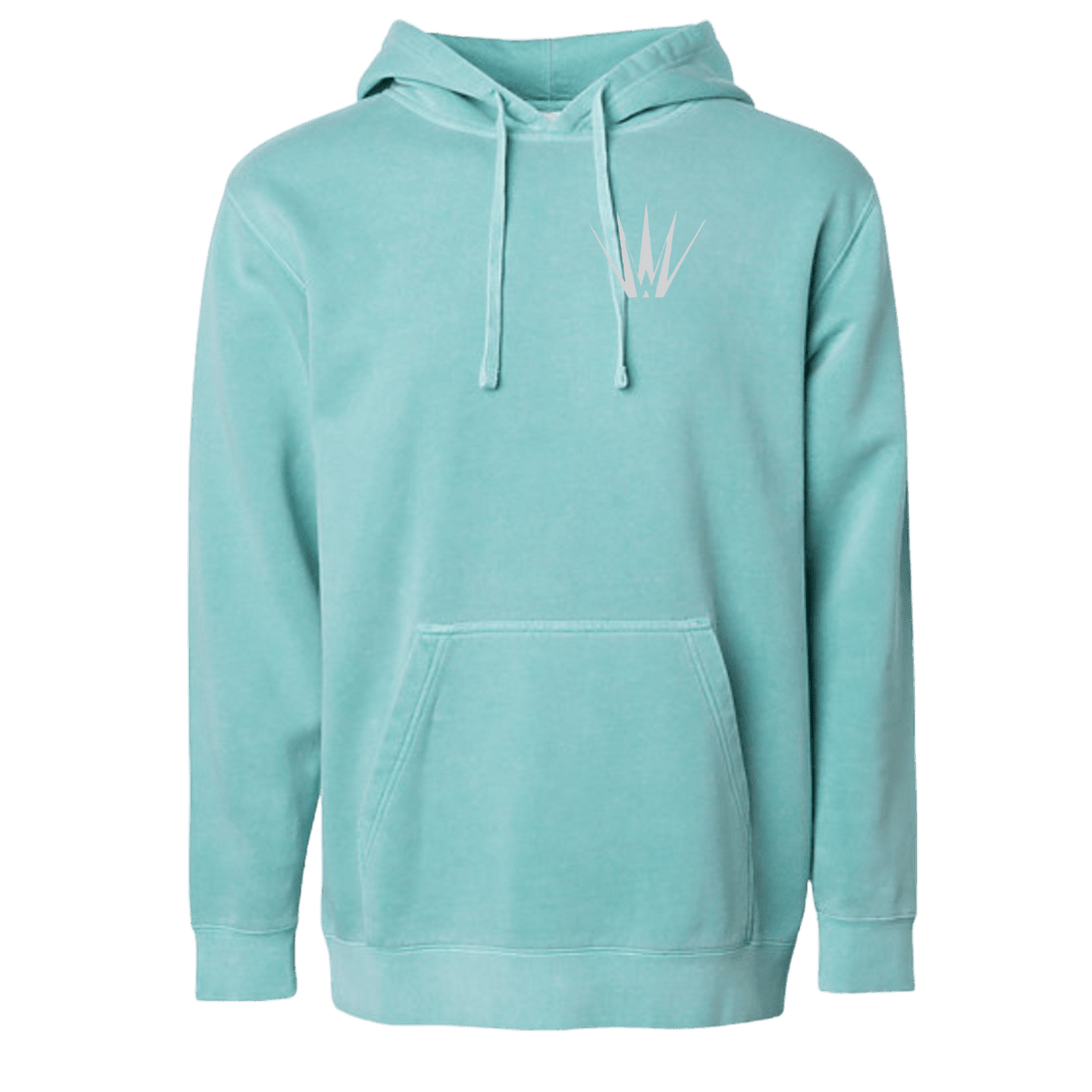 White Out Tequila French Terry Hoodie - Fresh Pour Mint - Hoodie - Jawns on Fire Sneakers & Shoes