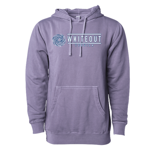White Out Tequila French Terry Hoodie - Lavender Spirit Bloom - Hoodie - Jawns on Fire Sneakers & Shoes