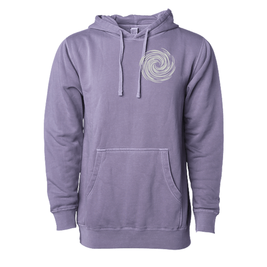 White Out Tequila French Terry Hoodie - Lavender Spirit Bloom - Hoodie - Jawns on Fire Sneakers & Shoes