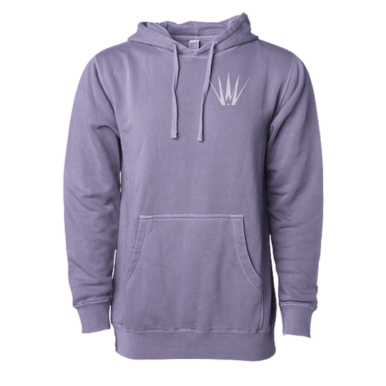 White Out Tequila French Terry Hoodie - Lavender Spirit Bloom - Hoodie - Jawns on Fire Sneakers & Shoes