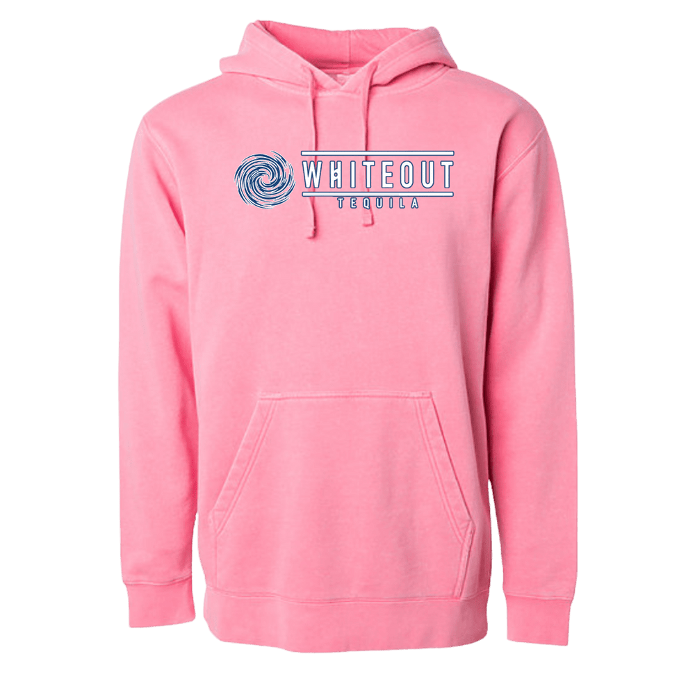 White Out Tequila French Terry Hoodie - Pink Blush Agave - Hoodie - Jawns on Fire Sneakers & Shoes