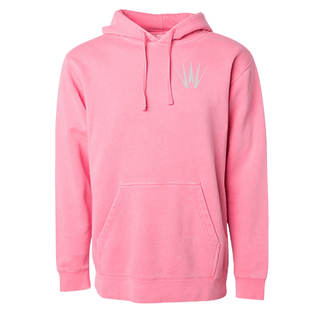 White Out Tequila French Terry Hoodie - Pink Blush Agave - Hoodie - Jawns on Fire Sneakers & Shoes
