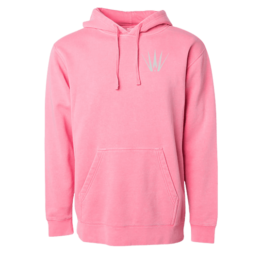 White Out Tequila French Terry Hoodie - Pink Blush Agave - Hoodie - Jawns on Fire Sneakers & Shoes