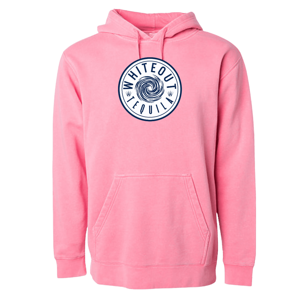 White Out Tequila French Terry Hoodie - Pink Blush Agave - Hoodie - Jawns on Fire Sneakers & Shoes