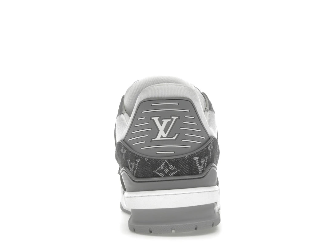 Louis Vuitton Trainer Monogram Denim Grey White