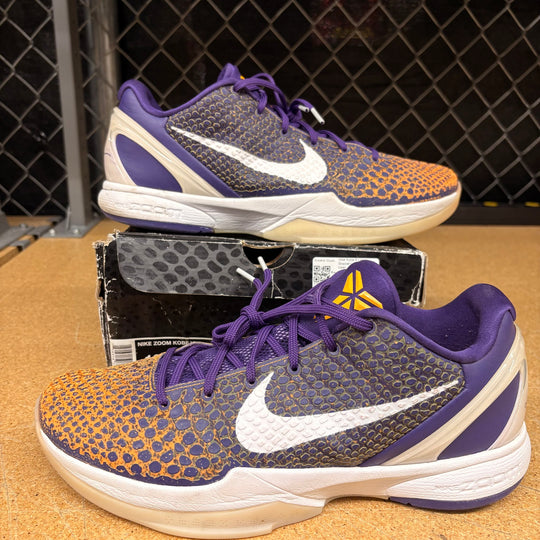 Nike Kobe 6 Lakers Gradient Away (Men 12) Used
