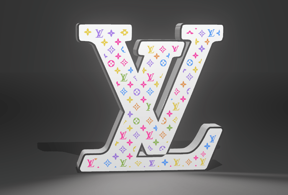 LV Monogram White Light