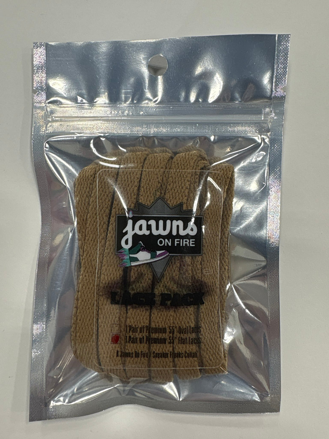 Sneaker Freak Flat Laces - Desert Storm