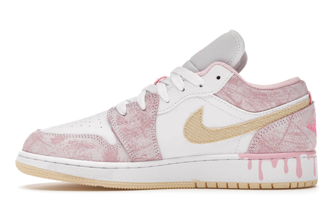 Jordan 1 Low Paint Drip GS 6.5 New