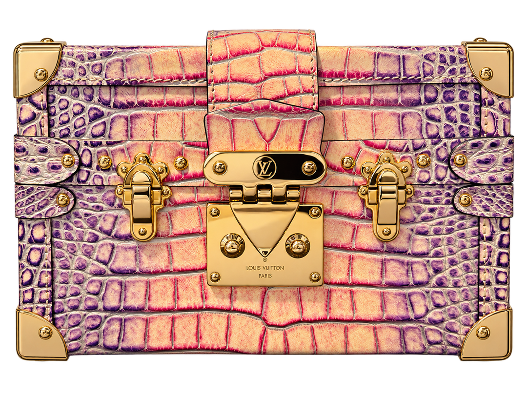 Louis Vuitton Aligator Royal Garden Petite Malle
