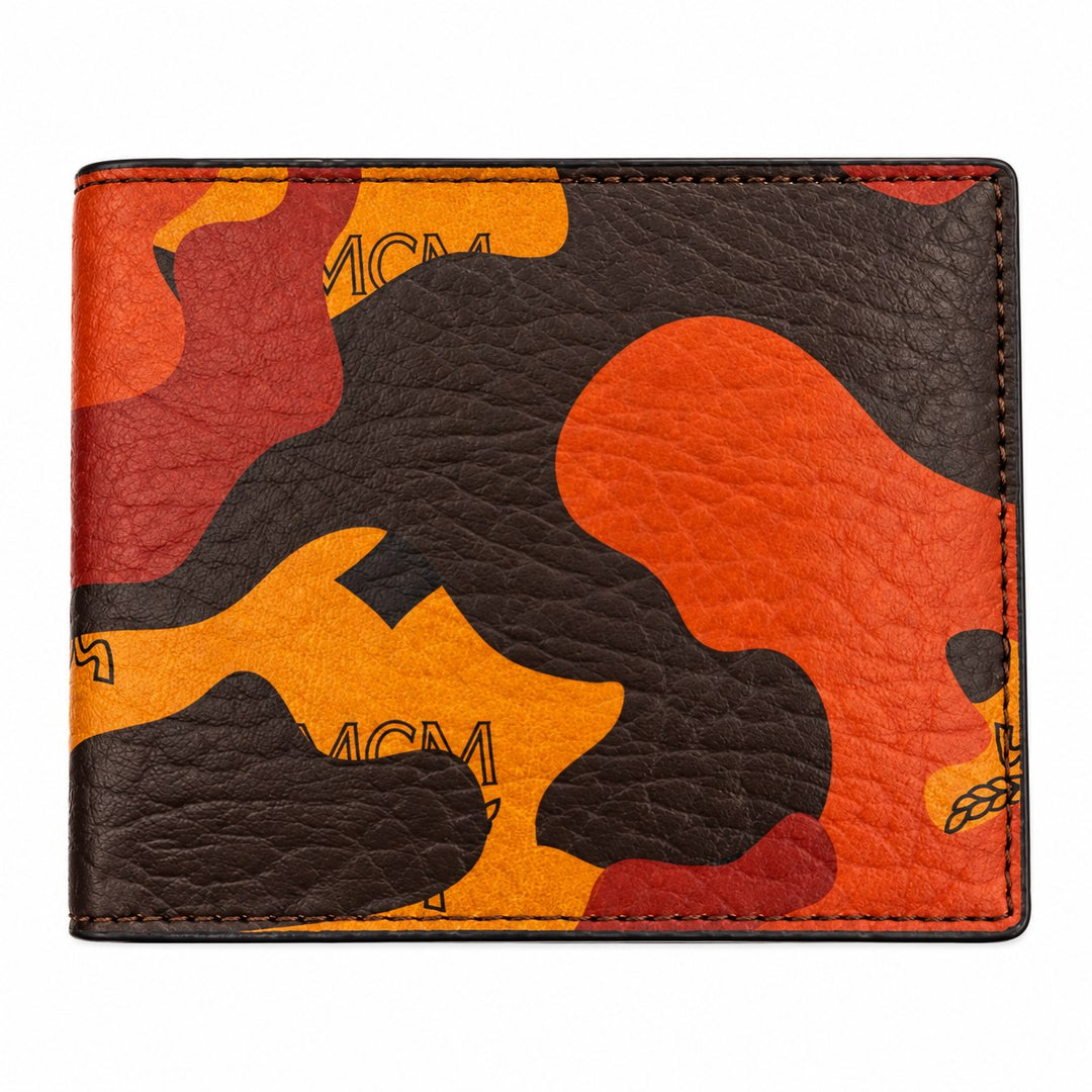 MCM Camo Bifold Bifold Wallet
