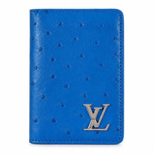 Louis Vuitton Ostrich Pocket Organizer Bleu