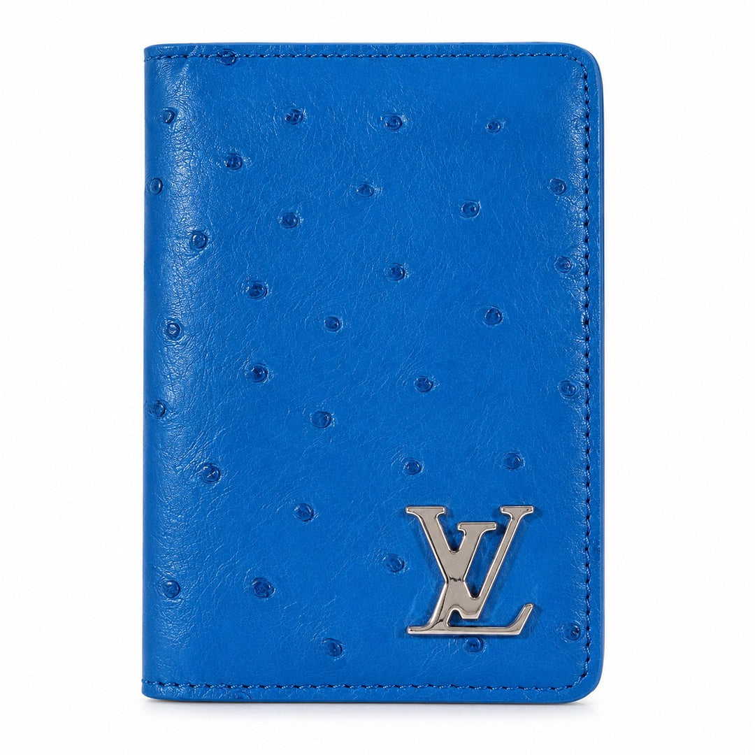 Louis Vuitton Ostrich Pocket Organizer Bleu
