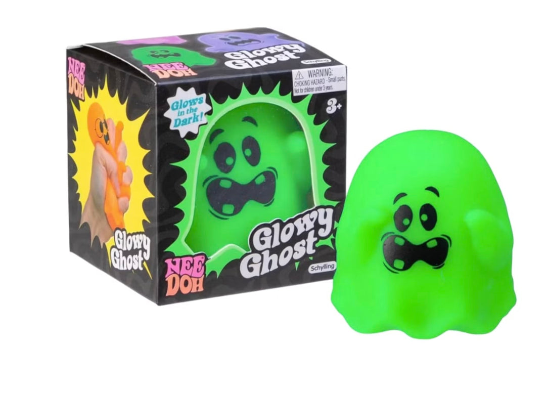 Z  NeeDoh Glowy Ghost Squishy Fidget Toy - Assorted Colors
