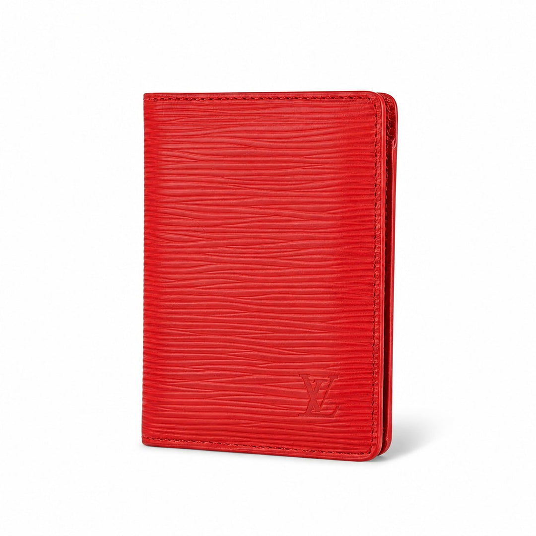 Louis Vuitton Red Epi Card Holder