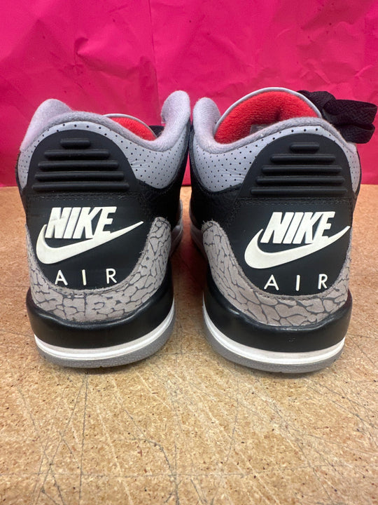 Jordan 3 Black Cement GS 7 Used No Box