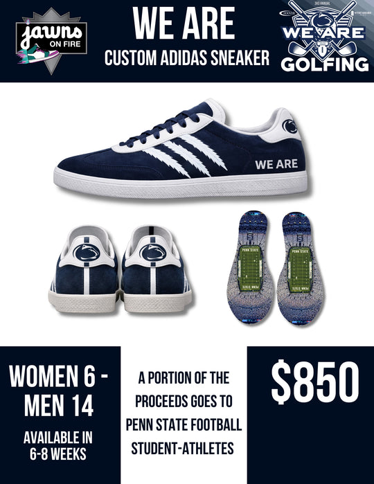 WE ARE PSU adidas Custom Navy Sneaker