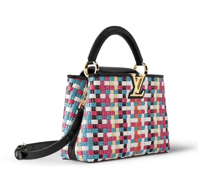 Louis Vuitton Capucines BB Patent Leather Top Handle Multi Color Bag M22270