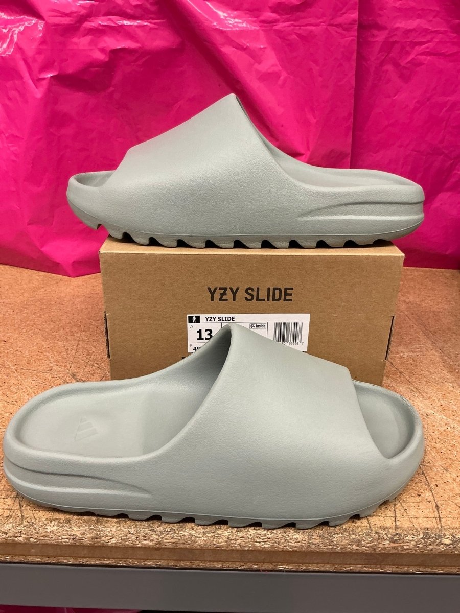 Yeezy Slides Salt Mens 13 Used - Sneakers - Jawns on Fire Sneakers & Shoes